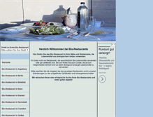 Tablet Screenshot of bio-restaurants.info